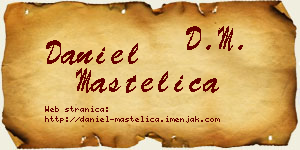 Daniel Mastelica vizit kartica